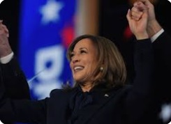 Kamala Harris at the Aug 2024 Democratic convention